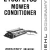 GEHL Mower Conditioner 2130 2160 Operators Manual 903216A