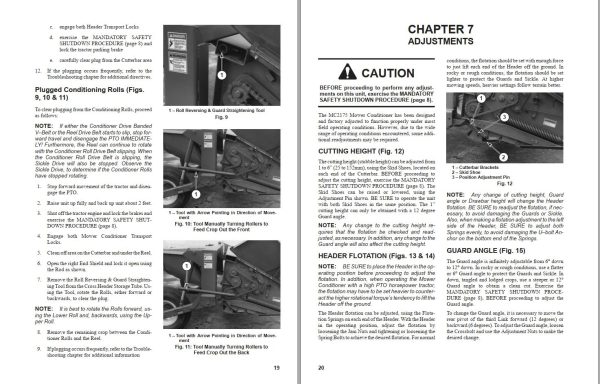 GEHL Mower Conditioner 2175 Operators Manual 906635A 1