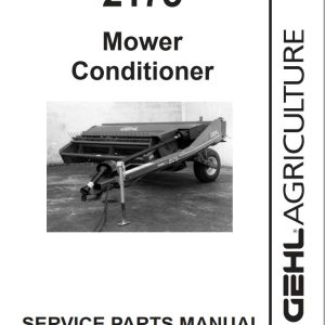GEHL Mower Conditioner 2175 Service Parts Manual 906693A
