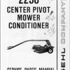 GEHL Mower Conditioner 2230 Service Parts Manual 903219A