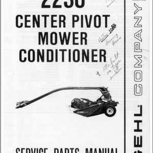 GEHL Mower Conditioner 2230 Service Parts Manual 903219A
