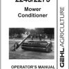 GEHL Mower Conditioner 2245 2275 Operators Manual 907091A