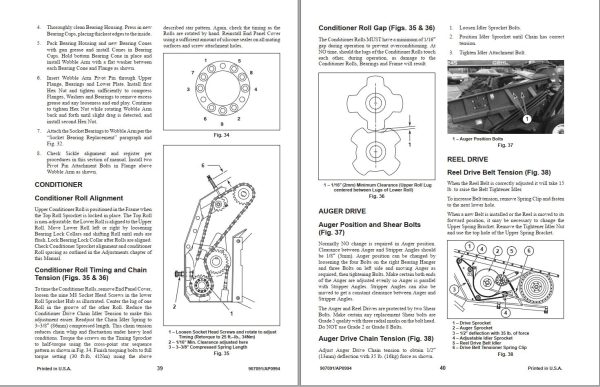 GEHL Mower Conditioner 2245 2275 Operators Manual 907091A 1