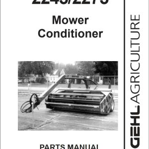 GEHL Mower Conditioner 2245 2275 Parts Manual 907094A