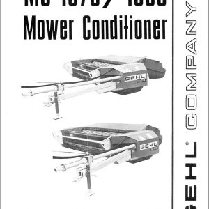 GEHL Mower Conditioner MC1070 MC1090 Parts Manual 902579A