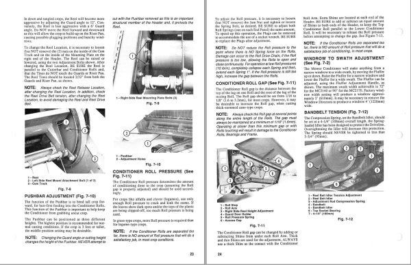 GEHL Mower Conditioner MC2140 MC2170 Operators Manual 904985A 1