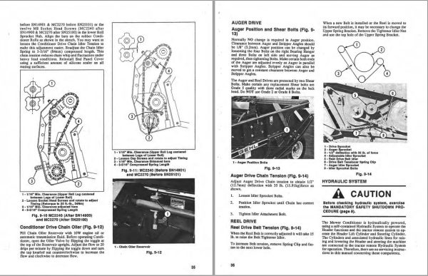 GEHL Mower Conditioner MC2240 MC2270 Operators Manual 904987A 1