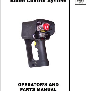 GEHL Radio Remote Boom Control System Operators And Parts Manual 50960060b