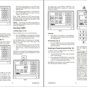 GEHL Scale Indicator 2100 Operators Manual 907560A 1