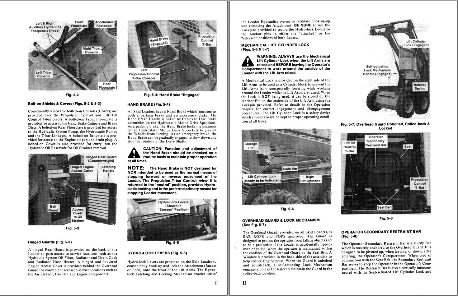 GEHL Skid Loader 4510 4610 Operators Manual 903664A 1