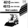 GEHL Skid Loader 4615 4610 Operators Manual 904590A