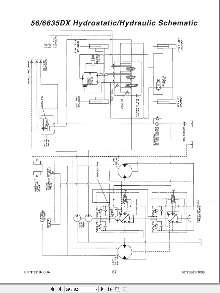 GEHL Skid Loader 5635 6635 Operators Manual 907283D 1