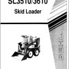 GEHL Skid Loader SL3510 SL3610 Service Parts Manual 904914A