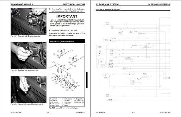 GEHL Skid Loader SL5635 SL6635 Series II Service Manual 907846 1