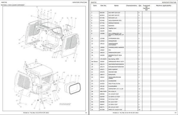 GEHL Skid Loader SL5640E SL5640E SL6640E SL6640E Parts Manual 917341 1