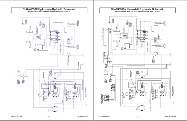 GEHL Skid Loaders SL4635 SL4835 Operators Manual 907808C 1
