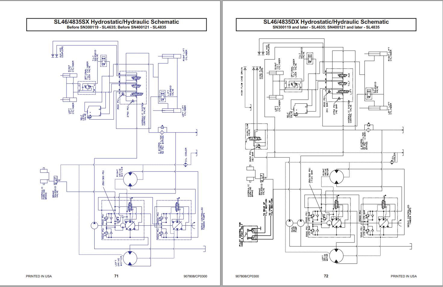 GEHL Skid Loaders SL4635 SL4835 Operators Manual 907808C 1