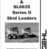GEHL Skid Loaders SL5635 SL6635 Series III Operators Manual 907845B