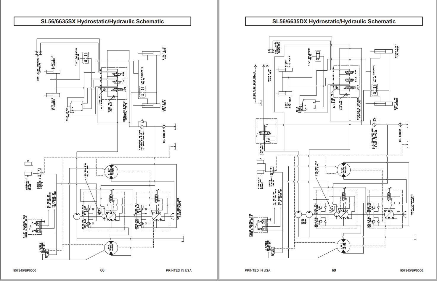 GEHL Skid Loaders SL5635 SL6635 Series III Operators Manual 907845B 1