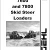 GEHL Skid Steer Loader 7600 7800 Parts Manual 908273C