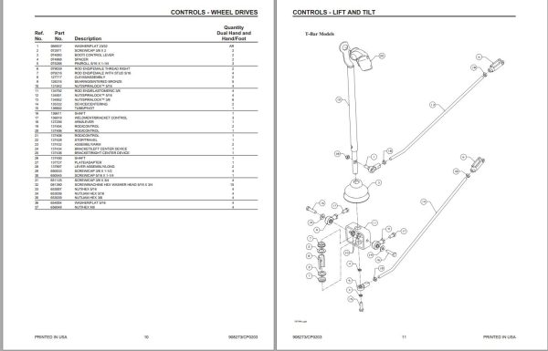 GEHL Skid Steer Loader 7600 7800 Parts Manual 908273C 1