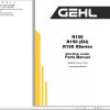 GEHL Skid Steer Loader R150 R150 X Series Parts Manual 50940341E