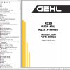 GEHL Skid Steer Loader R220 R220 X Series Parts Manual 50950171H