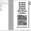 GEHL Skid Steer Loader SL4640 SL4840 SL5640 SL6640 Operators Manual 917001C