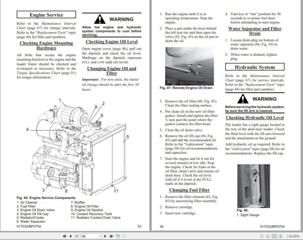 GEHL Skid Steer Loader SL7610 SL7810 Operators Manual 917032B 1