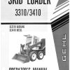 GEHL Skid Steer Loaders 3310 3410 Operators Manual 903666A
