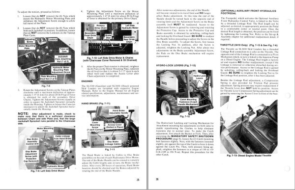 GEHL Skid Steer Loaders 3310 3410 Operators Manual 903666A 1