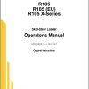 GEHL Skid Steer Loaders R105 R105 X Series Operators Manual 50950260G 1