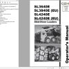 GEHL Skid Steer Loaders SL3640E SL4240E Operators Manual 1
