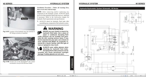 GEHL Skid Steer Loaders SL4640 SL4840 SL5640 SL6640 Service Manual 917002 1