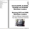 GEHL Skid Steer Loaders SL4640E SL4840E SL5640E SL6640E Service Manual 917231 REVB