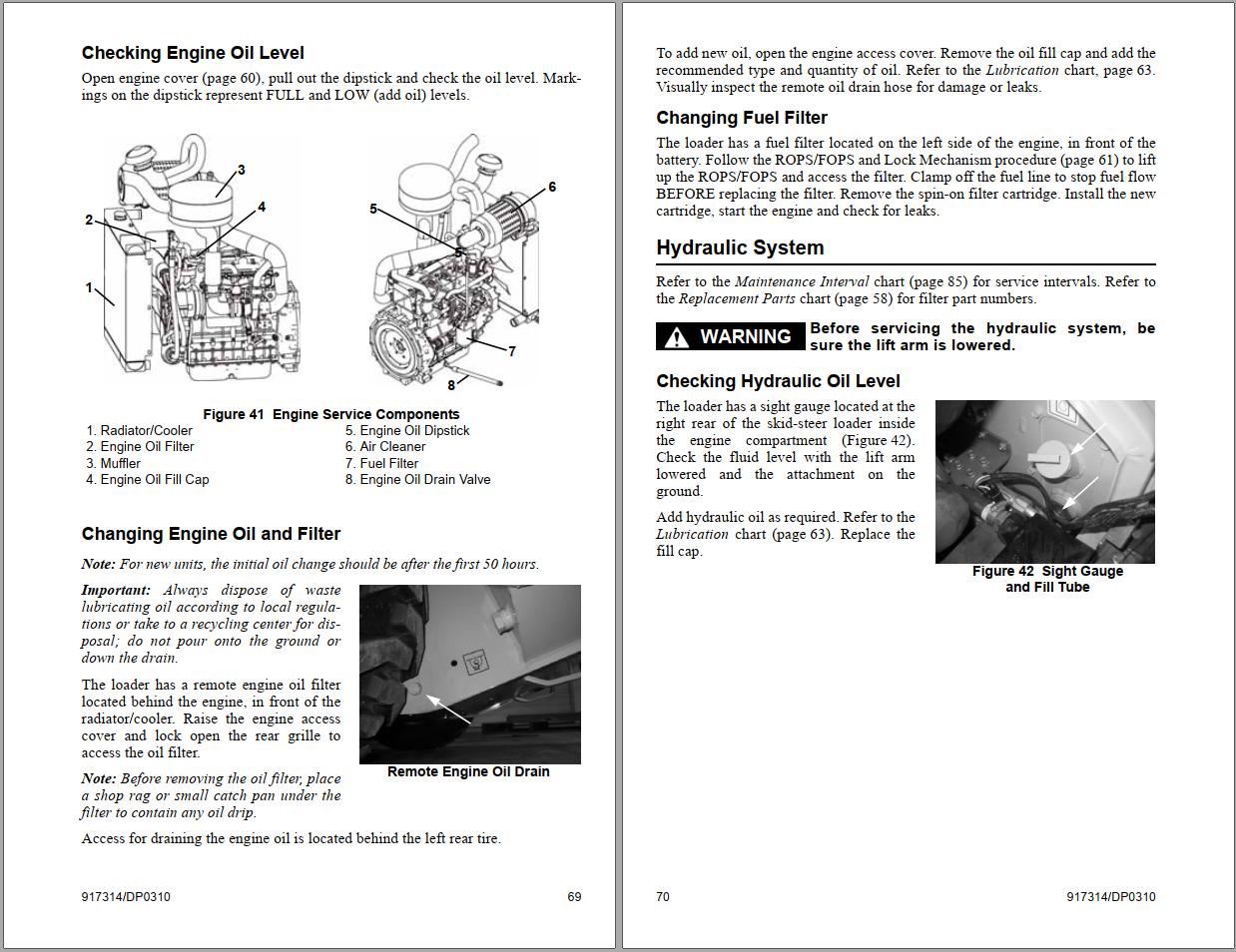 GEHL Skid Steer Loaders SL4640E SL5240E Operators Manual 917314D 1