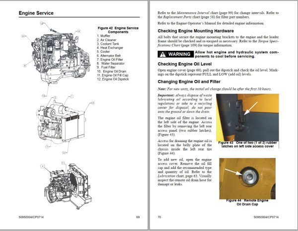 GEHL Skid Steer Loaders V400 Operators Manual 50950004C 1