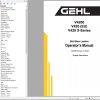 GEHL Skid Steer Loaders V4200 V420X Series Operators Manual 50950233G