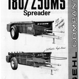 GEHL Spreader 180MS 250MS Service Parts Manual 901582A