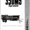 GEHL Spreader 350MS Service Parts Manual 901650A
