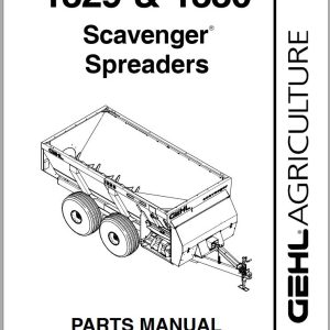 GEHL Spreaders 1329 1330 Parts Manual 907523C
