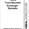 GEHL Spreaders 1330 Operators Manual 907533B