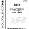 GEHL Telescopic Boom Forklift 1083 Operator Manual 907337A