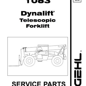 GEHL Telescopic Forklift 1083 Parts Manual 907366A