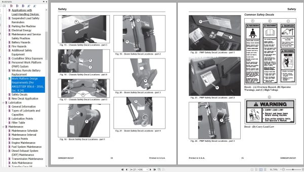 GEHL Telescopic Handler DL11 44 55 DL12 40 55 GEN3 Service Manual 50960201A 1