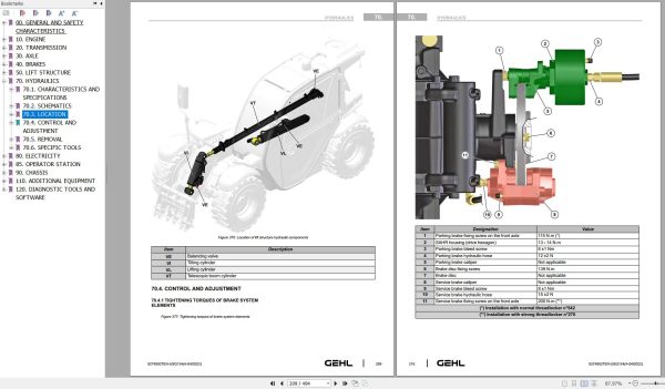 GEHL Telescopic Handler GCT3 14 36Y ST5 S1 GCT3 14 PLUS 36Y ST5 S1 Service Manual 52745927 1