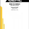 GEHL Telescopic Handler RS5 19 Gen3 Operators Manual 50960129G