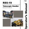 GEHL Telescopic Handler RS5 19 Operators Manual