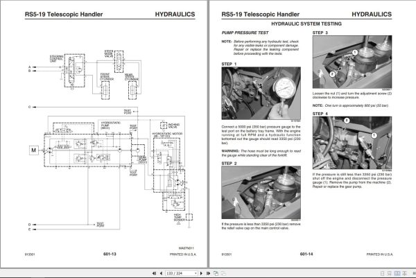 GEHL Telescopic Handler RS5 19 Service Manual 913301 1