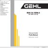 GEHL Telescopic Handler RS6 34 Gen 3 Parts Manual 50960139C